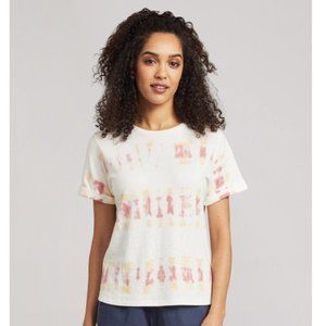 Faherty Shirt Zuma Cloud Short Sleeve Pink Tie Dye Womens Extra Large